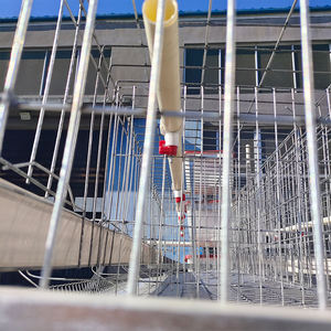 Kaliforniya 96 Kuş Kapasiteli Katlı 4 Kapılı Otomatik Galvanizli Batarya Tipi Tavuk Kafesleri Yumurta Tavukları için Tavuk Kümesi 10-20 - Product Image 6