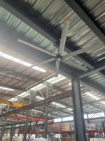 Ventilateur de plafond industriel HVLS de 12 pieds (3,6 m) avec moteur à courant continu sans balais à aimant permanent pour église
