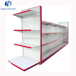 Más Popular estante flotante <span class=keywords><strong>Boutique</strong></span> de acero estante de exhibición de madera y de Metal soporte de exhibición cosmético - Product Image 5