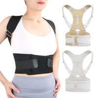 Correcteur de posture réglable avec bretelles magnétiques respirantes pour usage quotidien et entraînement – Ceinture de soutien dorsal pour la colonne vertébrale