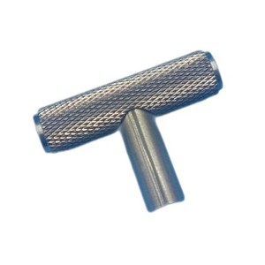 T-Shaped Knurled Drawer Handle Brass Matte Black Cabinet <b>Wardrobe</b> <b>Single</b> Hole American Style Durable - Product Image 5