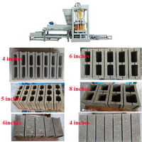 Prix le plus bas bloc de béton fabrication de briques 4-35 modèle terre sol emboîtement fabrication de briques pour la construction