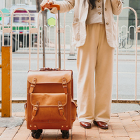 Sac de voyage à roulettes pour femme, valise à roulettes, 23 pouces, 360