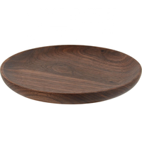 Nouveau design – Bol à fruits rustique en bois d'acacia, plateau décoratif festonné de taille moyenne, idéal pour la maison, la cuisine et la table à manger
