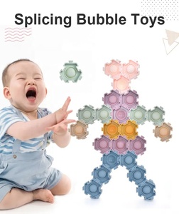 Customized Design Bubble Sensory Fidget Toys Fun Dishwashable Stress Relief Set <strong>Pop</strong> Sensation Food Grade Silicone <strong>Push</strong> <strong>Pop</strong> for - Product Image 3