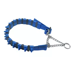 전술 Pvc 훈련 개 목걸이 크기 스테인레스 스틸 체인과 폴리 에스테르 소재 내구성 <span class=keywords><strong>Martingale</strong></span> 스타일 작은 Xl 솔리드 - Product Image 4