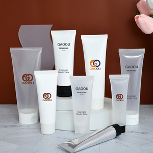 Soins de la peau Pe Nettoyant pour le visage Squeeze Bottle Hand Empty Container Soft Cosmetic Tube Packaging Lotion Eye Cream Plastic Tube - Product Image 1