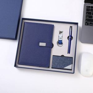 Personalized Paper Business Card Holder and <b>Notebook</b> <b>Set</b>-Business Cultural Creative Corporate Event Gift Box Thanksgiving - Product Image 1