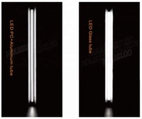 Éclairage de magasin OEM ODM d'usine 110lm/W 135lm/W Dimmable 3000-6500k Tube de lumière LED 2ft 4ft T8 Tube de verre LED