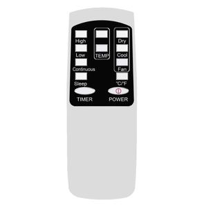 รีโมทคอนโทรลทีวี MBE170 433MHz รหัสคงที่ไร้สาย แบตเตอรี่ AAA - Product Image 1