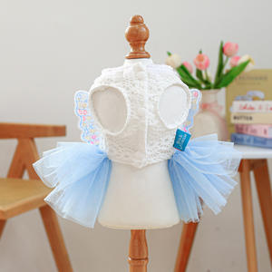 Pet malzemeleri yaz Pet giysi lüks mavi kelebek peri gazlı bez elbise toptan Pet elbiseler <span class=keywords><strong>2025</strong></span> - Product Image 3