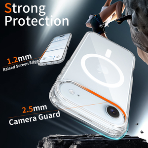 Anti-Scratch rõ ràng trường hợp điện thoại cho Iphone 17 trường hợp không khí trong suốt từ trường hợp điện thoại di động chống sốc điện thoại di động Trường hợp bìa - Product Image 6