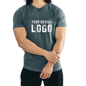 Camisetas Deportivas de Algodón para Hombre, de Alta Calidad, de Secado Rápido, Ajustadas, para Gimnasio y Entrenamiento - Product Image 4