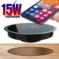 Chargeur intégré de bureau sans fil rapide pour iPhone 16 15 14 13 12 Pro Max Samsung S24 S23 Xiaomi charge inductive rapide