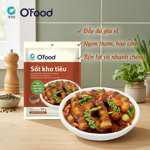 Sauce au porc braisé aux grains de poivre 50g - O'food Marinade et assaisonnement prêts à l'emploi pour la cuisson des ragoûts - Product Image 6