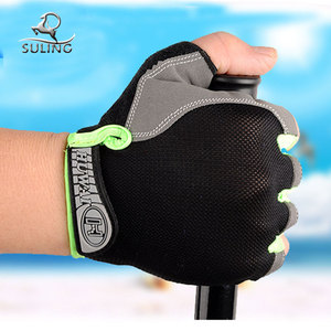 ODM OEM medio dedo ciclismo bike/bicicleta de carreras transpirable anti-deslizamiento guante deportivo - Product Image 5