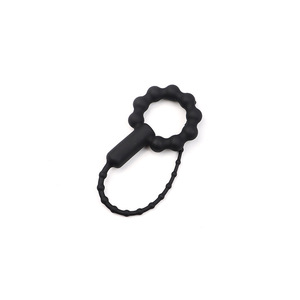 Anillo vibrador de silicona con varilla para estimulación adulta - Product Image 2