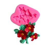 Großhandel Schlussverkauf Blume Silikonform Kuchen Dekoration Form Seife Formen