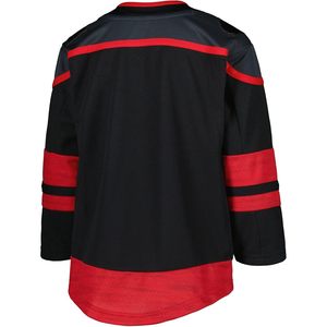 เสื้อฮอกกี้น้ำแข็ง Carolina Hurricanes Black Youth Alternate Premier Jersey S/M ระบายความชื้นได้ดี - Product Image 3