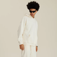 BEW0071 Vente en gros – Sweat-shirt unisexe oversize 445 GSM épais, écologique, anti-boulochage, uni, tendance, streetwear pour homme