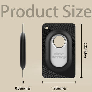 Pour <span class=keywords><strong>Samsung</strong></span> Galaxy SmartTag 2 Tracker porte-carte étui de protection Anti-perte <span class=keywords><strong>Portable</strong></span> étui de protection pour Smart tag 2 portefeuille Clip - Product Image 6