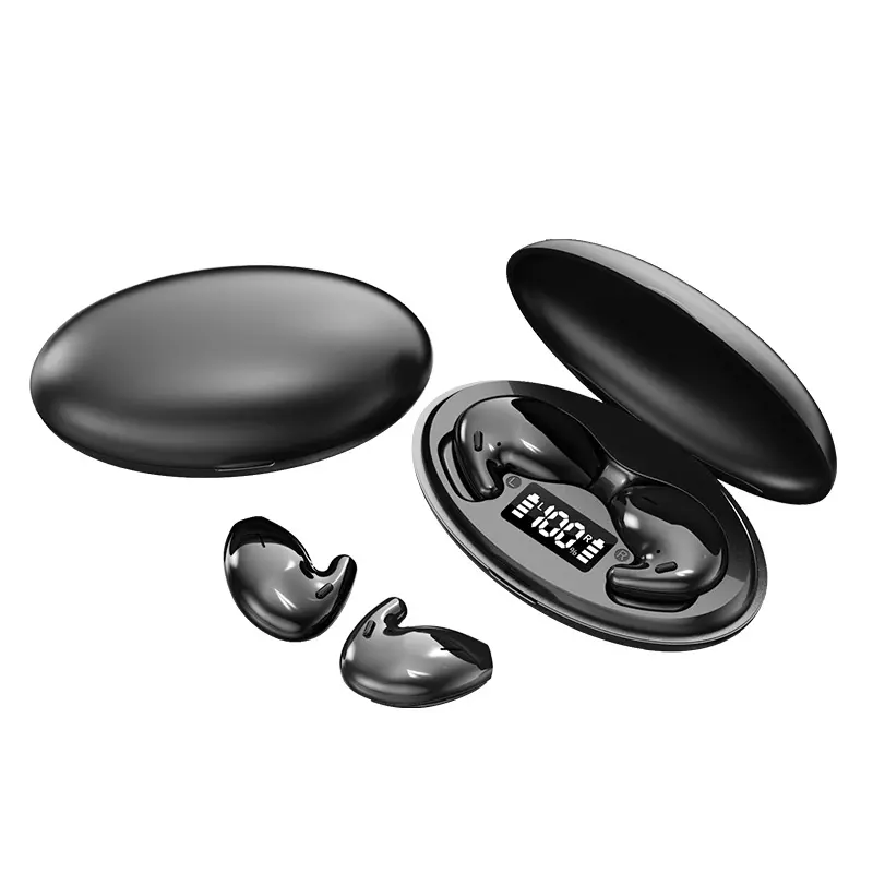 True Wireless Earbuds For Sleep Running Noise Reduction Mini Bass Headphone With Charging Case 18D HiFi Type-c Wireless Earphone