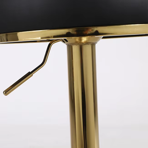 Taburete de Bar Moderno <span class=keywords><strong>con</strong></span> Altura Ajustable, <span class=keywords><strong>Respaldo</strong></span> y Reposapiés, Taburete Giratorio de Cuero Sintético para Cocina, Isla de Cocina o Cafetería - Product Image 4