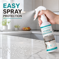 Spray de revêtement céramique Zourunan 300ml 10.14 Floz Protection hydrophobe Résistant aux taches Entretien des surfaces domestiques Vente en gros Marque privée