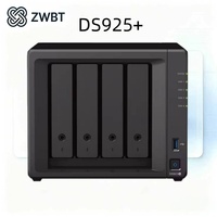 DS925+ Nuevo NAS de Torre Original Sy NoLogy de 4 Bahías con AMD Ryzen V1500B, Caché Dual M.2 NVMe, Doble RJ45 de 2.5G, Almacenamiento sin Discos