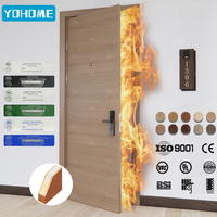 Canada Ontario Québec Porte coupe-feu certifiée Intertek Portes de chambre d'hôtel Portes d'hôtel ignifuges Insonorisées Résistant au feu