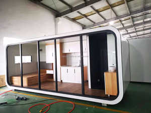 Maison capsule mobile facile à transporter, mini-maisons, pods de réunion, bureaux, hôtel, studio, <span class=keywords><strong>animalerie</strong></span> - Product Image 5