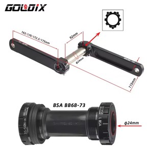 GOLDIX Vélo de route Manivelle <span class=keywords><strong>50</strong></span>/<span class=keywords><strong>34</strong></span> & 53/39T Double plateau de <span class=keywords><strong>pédalier</strong></span> - 20/22 vitesses Transmission intégrée - Product Image 3