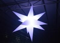 Étoile géante gonflable 2m 4m 6m 8m 10m Décorations de fête de boîte de nuit Étoiles suspendues à éclairage LED