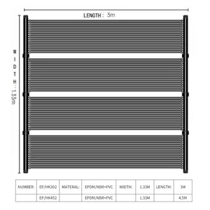 <span class=keywords><strong>Chauffe</strong></span>-eau solaire pour <span class=keywords><strong>piscine</strong></span> en caoutchouc EPDM 600x33cm, <span class=keywords><strong>tapis</strong></span> solaire, collecteur solaire - Product Image 4