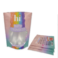 Sac refermable en aluminium anti-odeur, réutilisable, à trois soudures latérales, avec impression sérigraphique PVC, recyclable, qualité alimentaire, certifié ISO9001