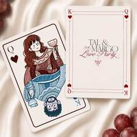 Cartes à jouer de poker Texas Hold'em en papier écologique de haute qualité, portables, logo personnalisable, fabricant direct en gros