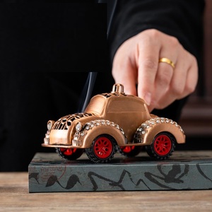 MSH Vintage Style Diamond tachonado coche quemador de incienso creativo quemador de incienso para oficina - Product Image 1