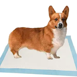 저렴한 가격 무료 샘플 도매 일회용 강아지 5 레이어 훈련 변기 오줌 패드 개를 위한 일회용 애완 동물 패드 초대형