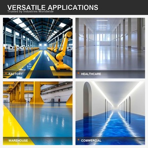 Mortier de nivellement en polyuréthane PU à faible teneur en COV, haute résistance aux charges et aux chocs, pour carrelage, usine, entrepôt, béton - Product Image 3