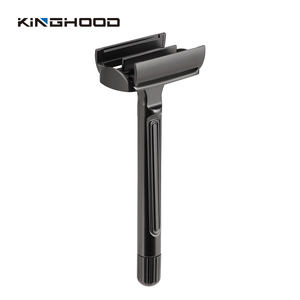 निजी लेबल बार्बर सुरक्षा समायोज्य शेवर सुरक्षा रेजर धातु खुला माक्विनिला डी फितर - Product Image 3