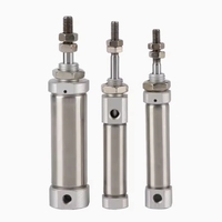 Compresseur rotatif compact en aluminium et acier inoxydable, pièce pneumatique, moteur à piston, vérin d'air, actionneur