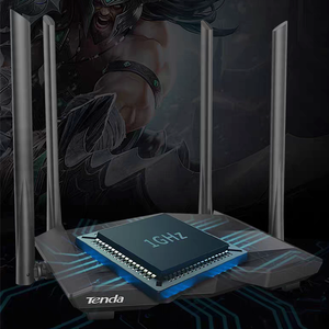 Tenda Ac10 1200Mbps Dual-Band Gigabit <span class=keywords><strong>Router</strong></span> Không Dây 2.4G 5G 4 Antenna 6DBi Không Dây Ac1200 Với SC Kết Nối Tiếng Anh Phiên Bản - Product Image 3