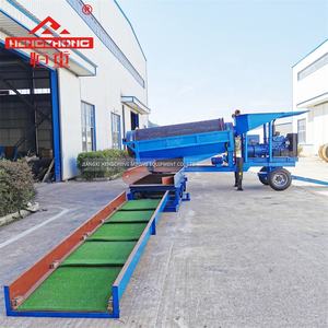 Yüksek kurtarma madencilik ekipmanları tam altın işleme tesisi taşınabilir altın yıkama tesisi Trommel ekran - Product Image 1