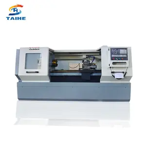 Çin metal torna cnc otomatik torna makinesi yatay düz yatak Cnc torna makinesi Ck6150