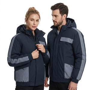Blouson Bomber Softshell Unisexe Personnalisé, Élégant, en Toile Imperméable, Chauffant, pour l'Extérieur, Hiver, Col Mandarin, Anti-UV, Séchage Rapide - Product Image 1