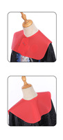 Cape de coiffure professionnelle en silicone pour coloration, teinture et coiffage, utilisée pour la coupe de cheveux