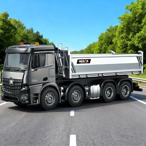 新款惠纳1536 PRO 1/14全比例合金轮重型工程自卸车13通道遥控遥控搅拌车玩具 - Product Image 1