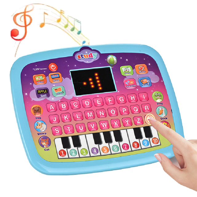 Kids Learning Tablet English LED Screen Early Education Machine Multi-functional Story Point Reading Machine Children Toys