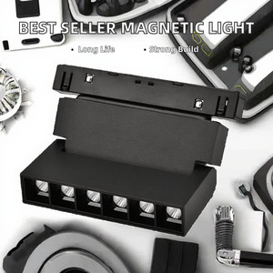 ไฟ LED โมเดิร์น 6W 12W 18W รุ่นขายดีที่สุด แบบแม่เหล็กพับได้ สำหรับรางแม่เหล็ก - Product Image 2