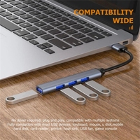 Vmade — HUB USB 3.0 4 ports C, adaptateur séparateur OTG pour Macbook HUB Pro 13 15, Air Mi Pro, accessoires d'ordinateur portable